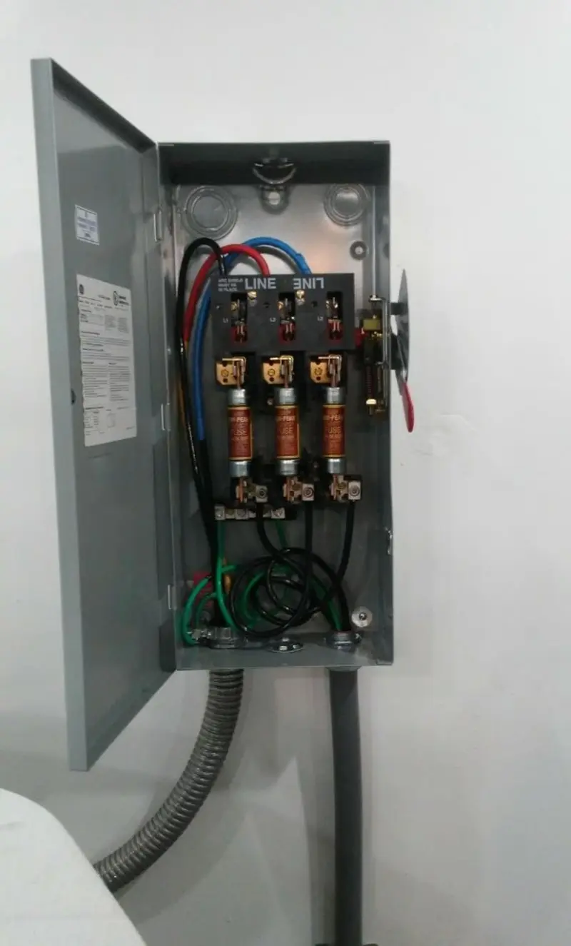 Three-phase disconnect switch installed for Electrical Wiring & Rewiring in Oakmont